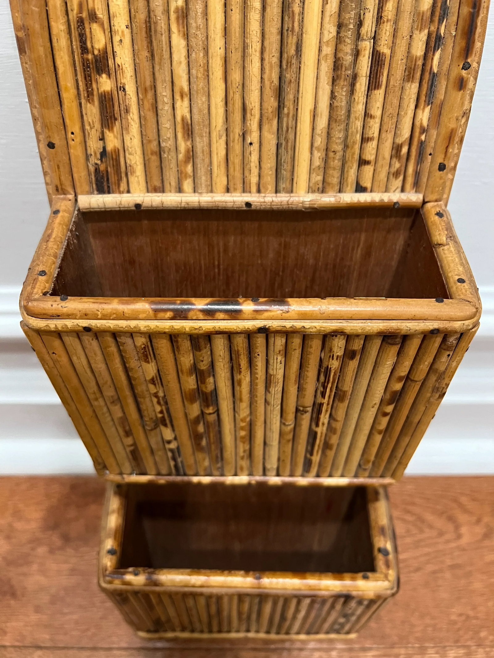 Bamboo Rattan Letter Holder - 3
