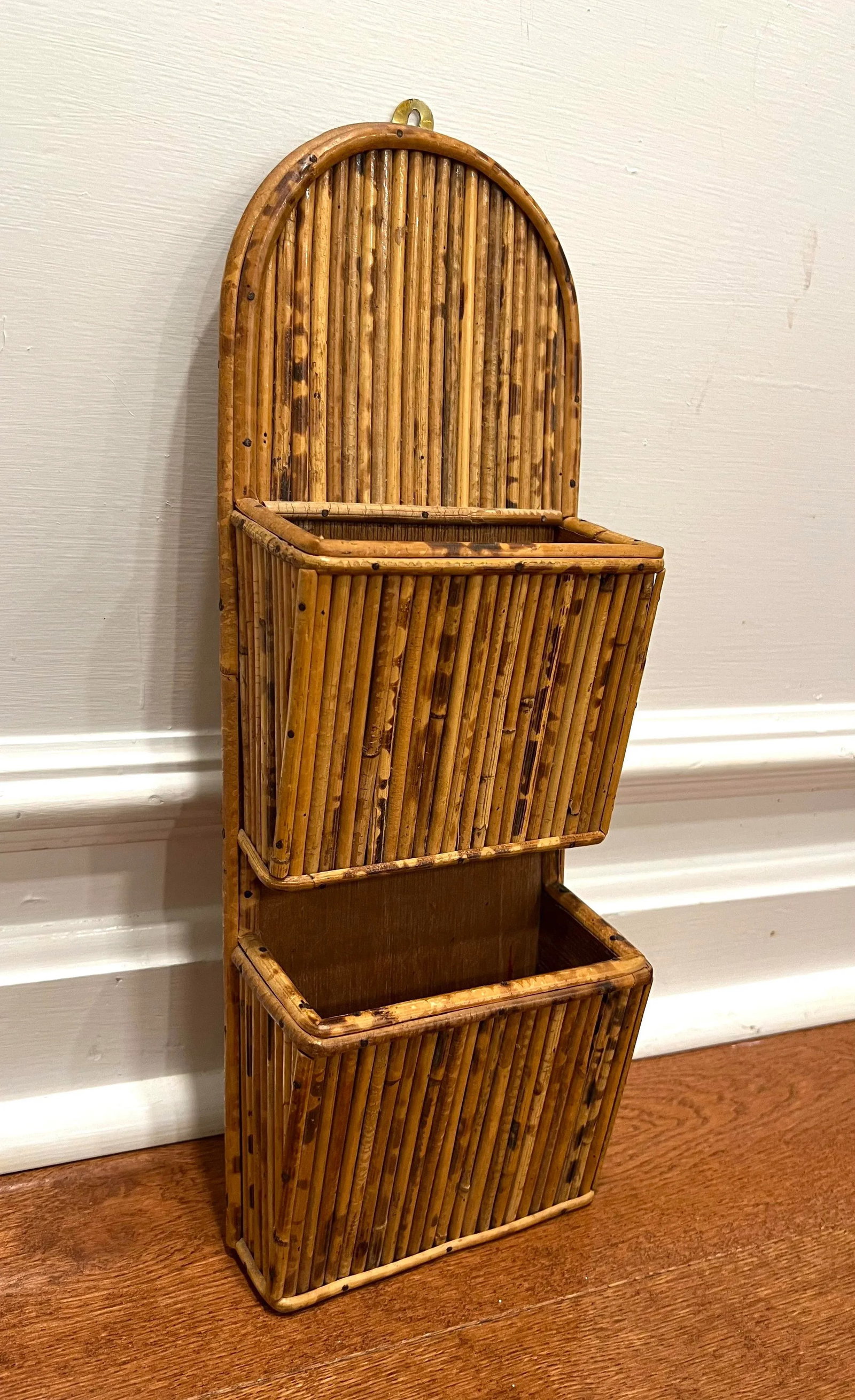 Bamboo Rattan Letter Holder - 6