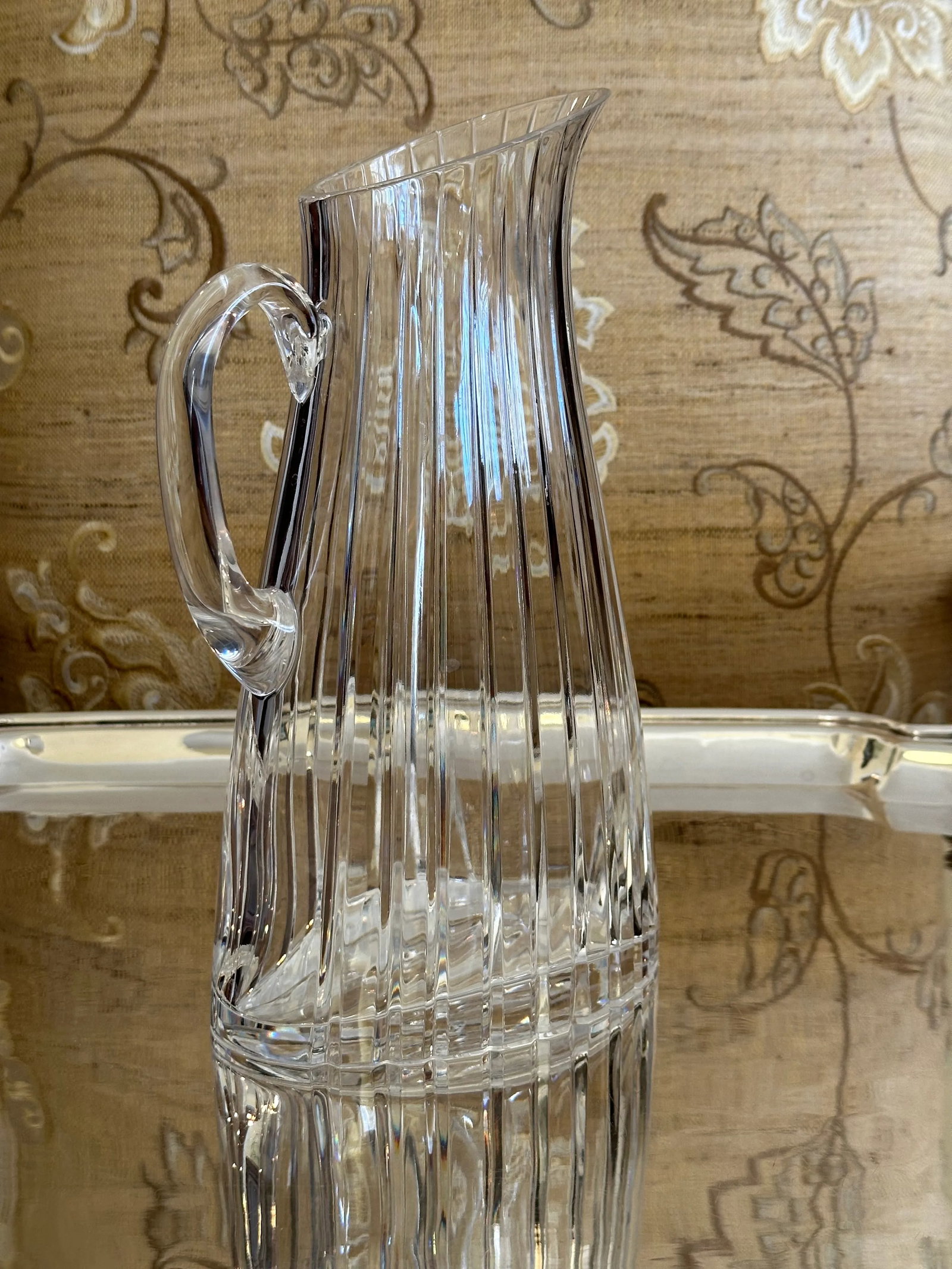 Stunning Vista Alegre Crystal Pitcher, Atlantis Fantasy - 11