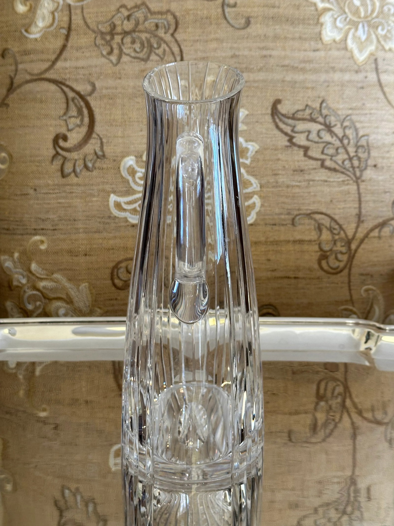 Stunning Vista Alegre Crystal Pitcher, Atlantis Fantasy - 7