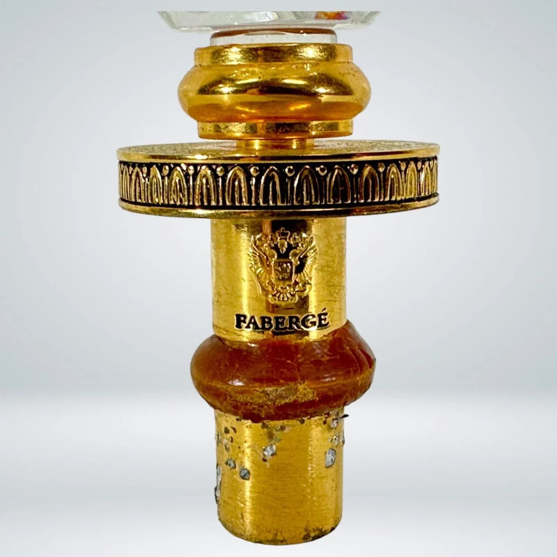 Faberge Crystal Egg Bottle Stopper - 2