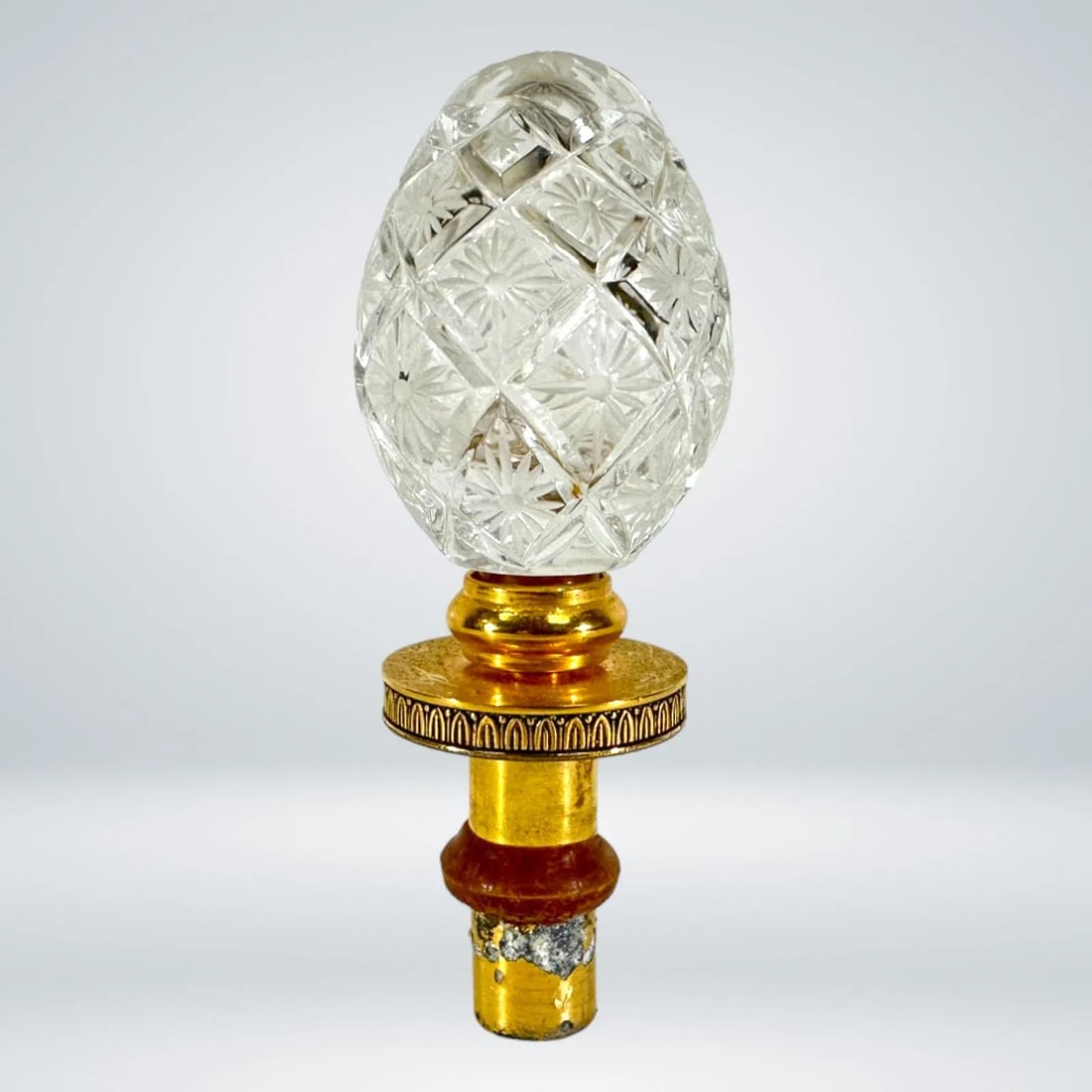 Faberge Crystal Egg Bottle Stopper - 5
