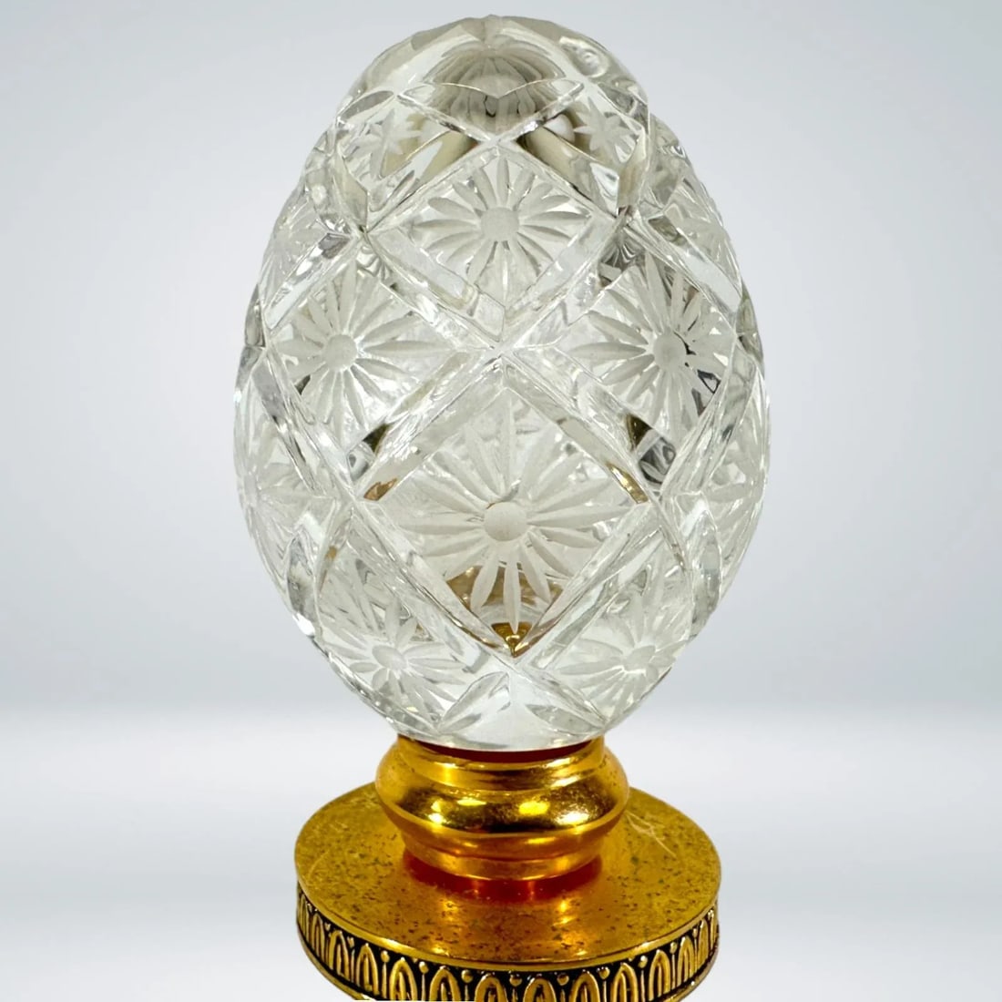Faberge Crystal Egg Bottle Stopper - 6