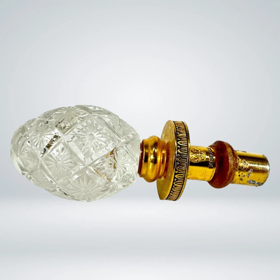 Faberge Crystal Egg Bottle Stopper - 7