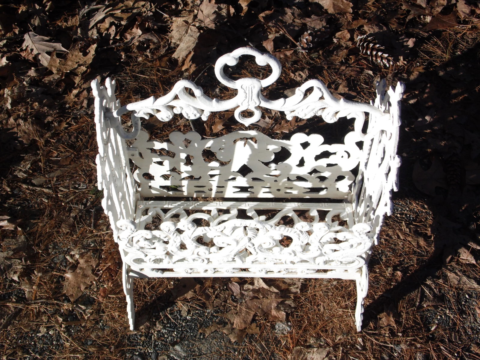 Antique Victorian Cast Iron Magazine Rack Vintage Sheet Music Stand - 5