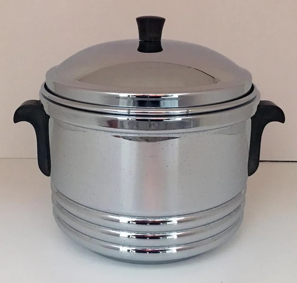 1940s Vintage Chrome Ice Bucket - 8