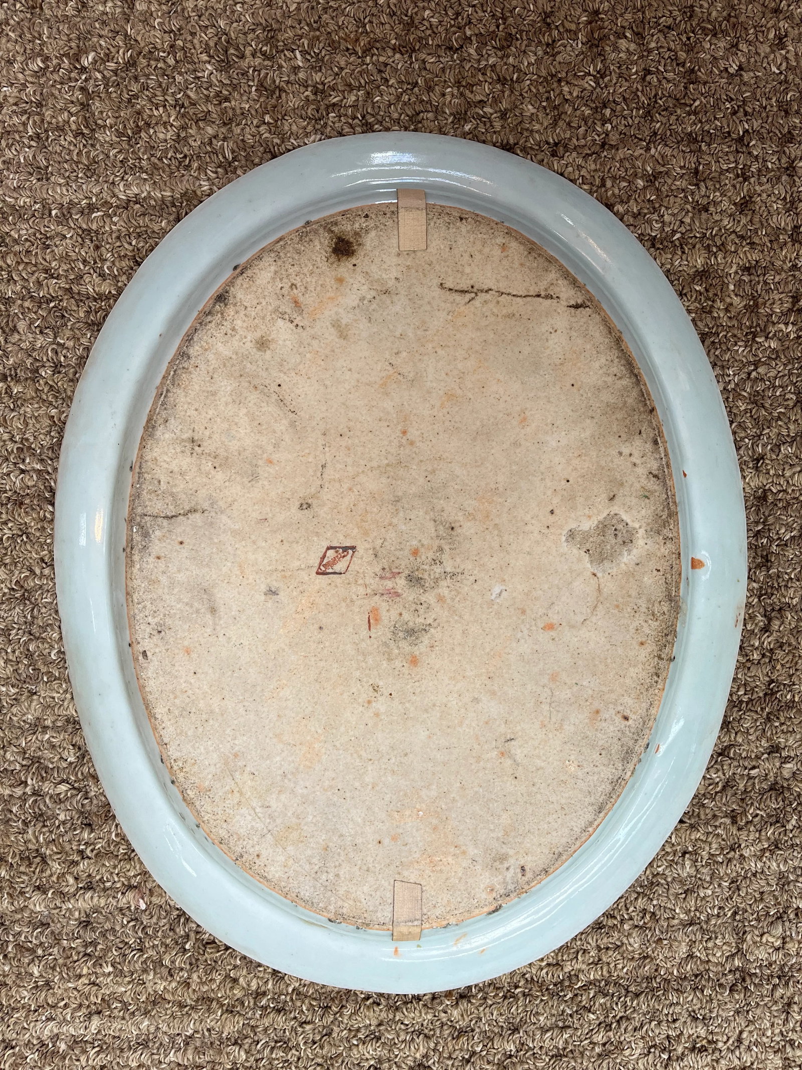 Large Antique Chinese Rose Medallion Platter, 1891-1920 Mark - 5