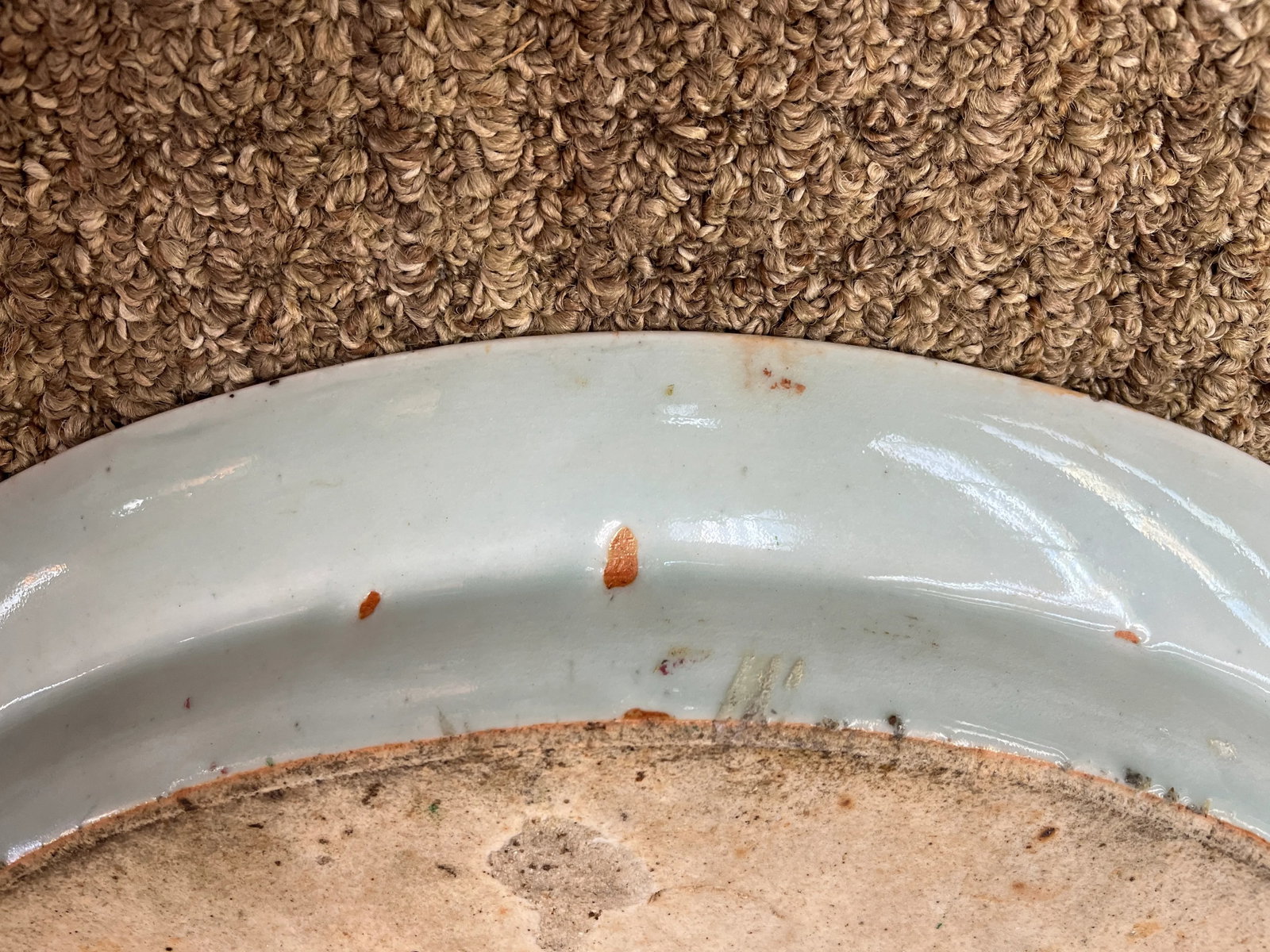 Large Antique Chinese Rose Medallion Platter, 1891-1920 Mark - 7