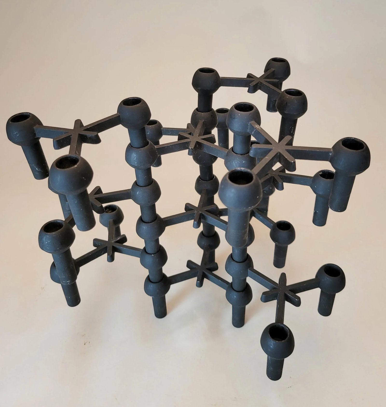 Mid-Century Modular Candle Holders - Set of 12 - 8