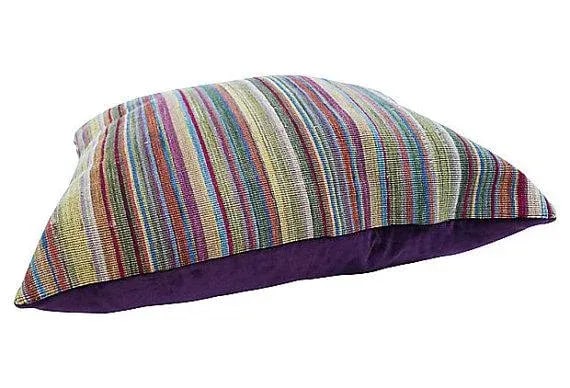 Saliha by Design Stripe Kilim Floor Pillow - 2