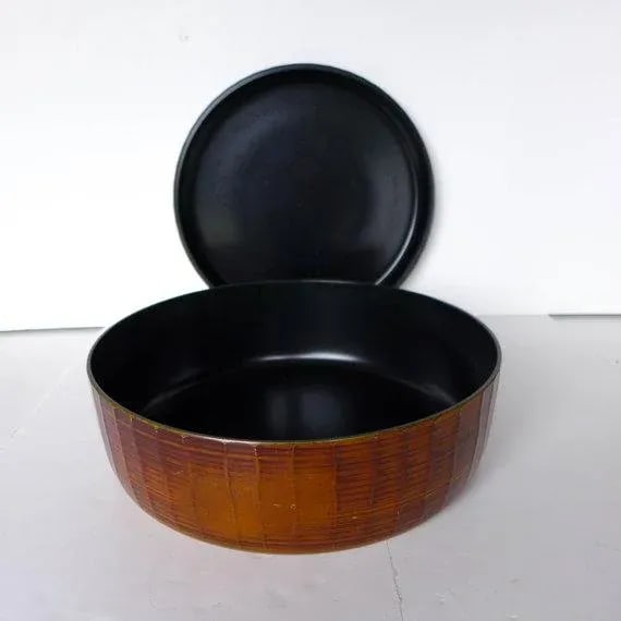 Japanese Faux Bamboo Storage Container - 3