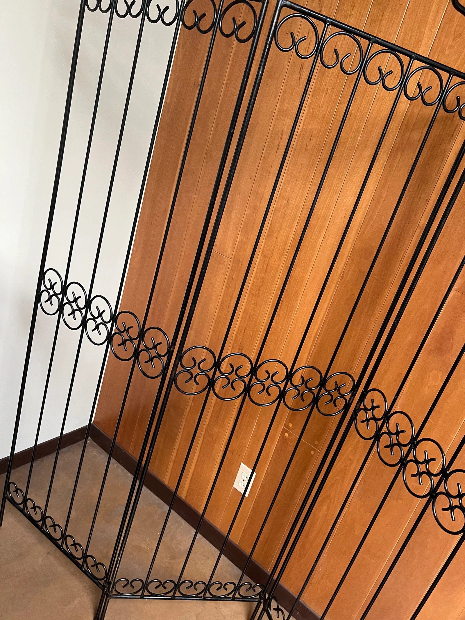 Vintage Wrought Iron Room Divider - 10