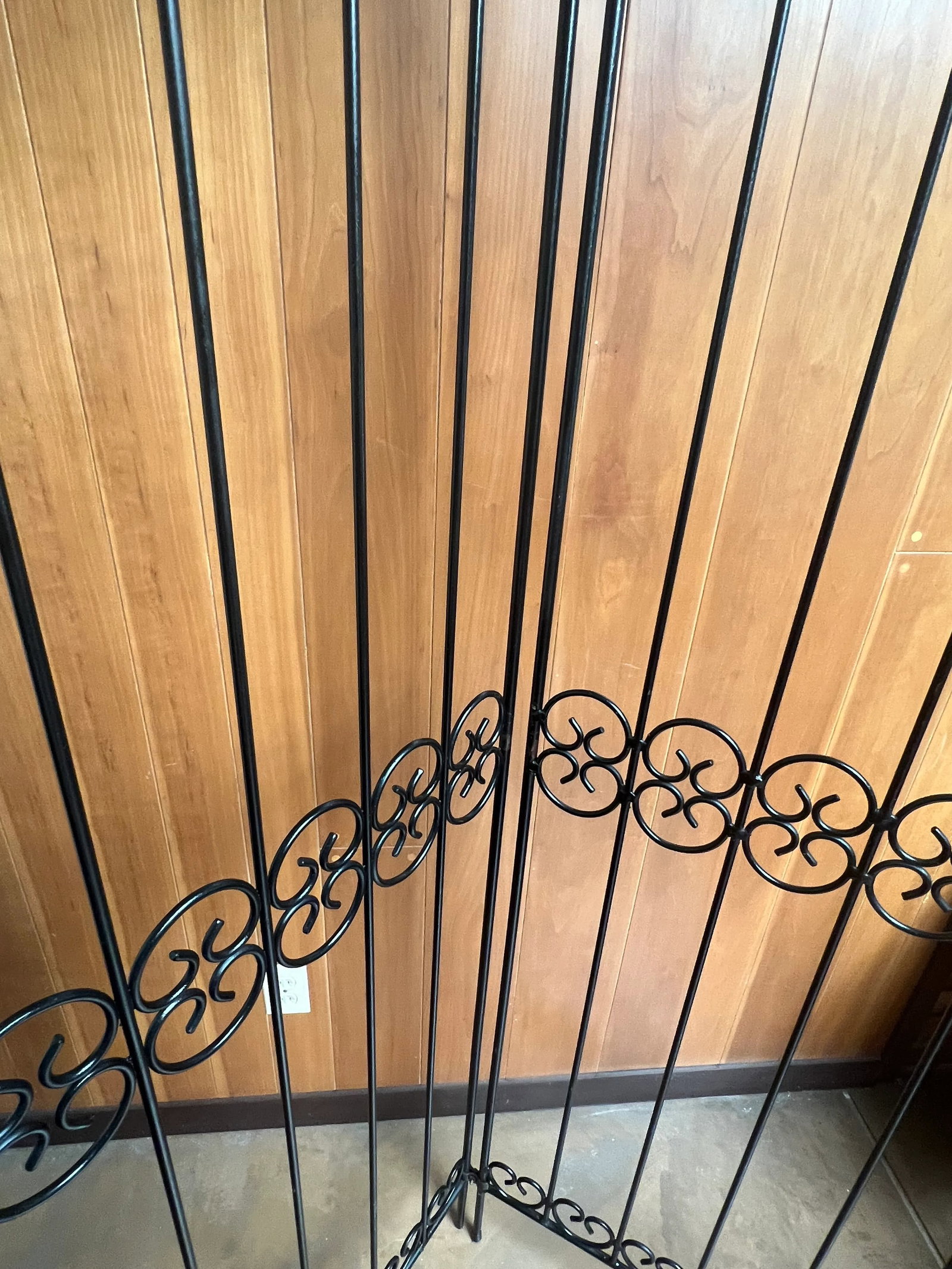 Vintage Wrought Iron Room Divider - 11