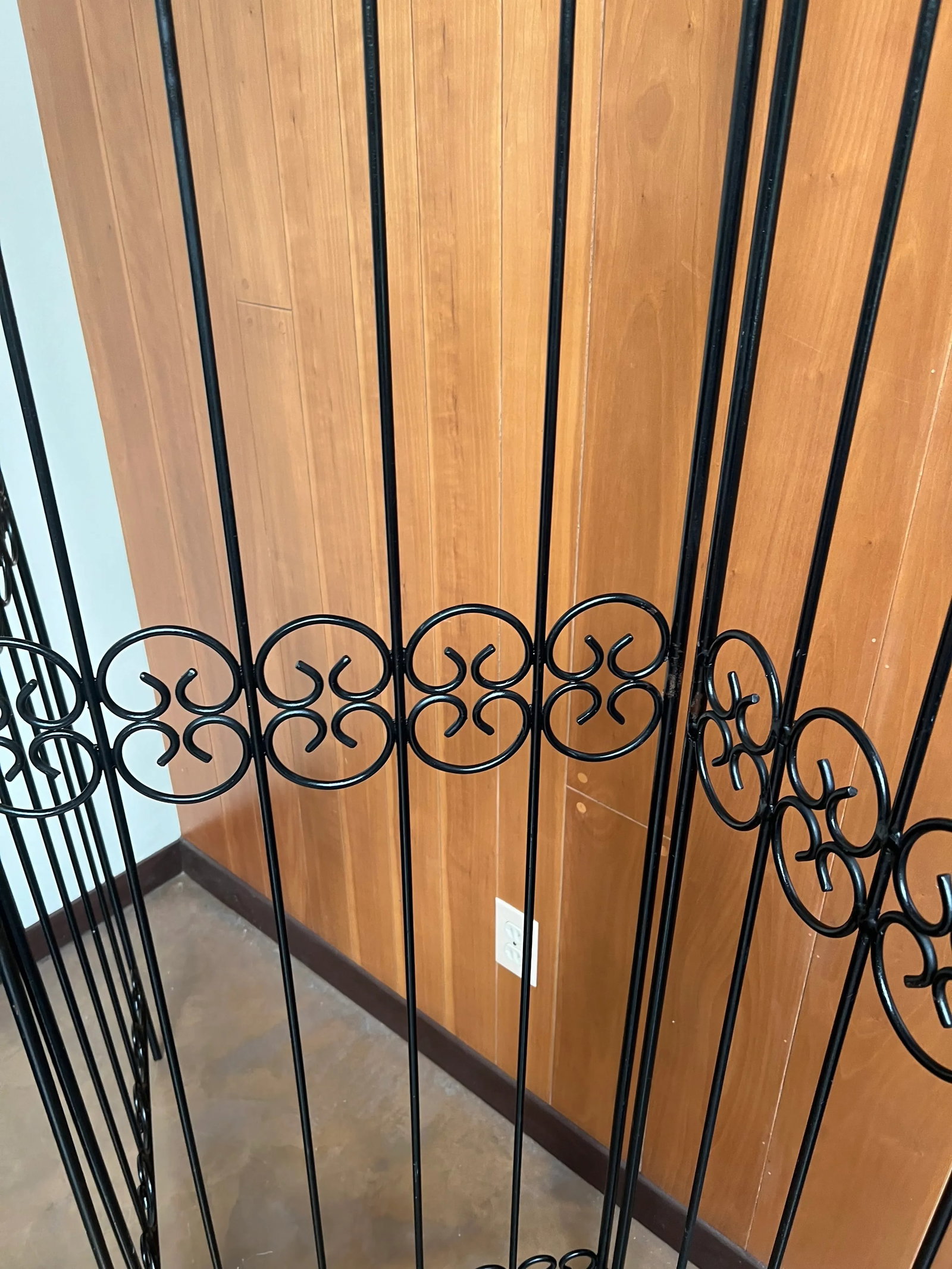 Vintage Wrought Iron Room Divider - 12