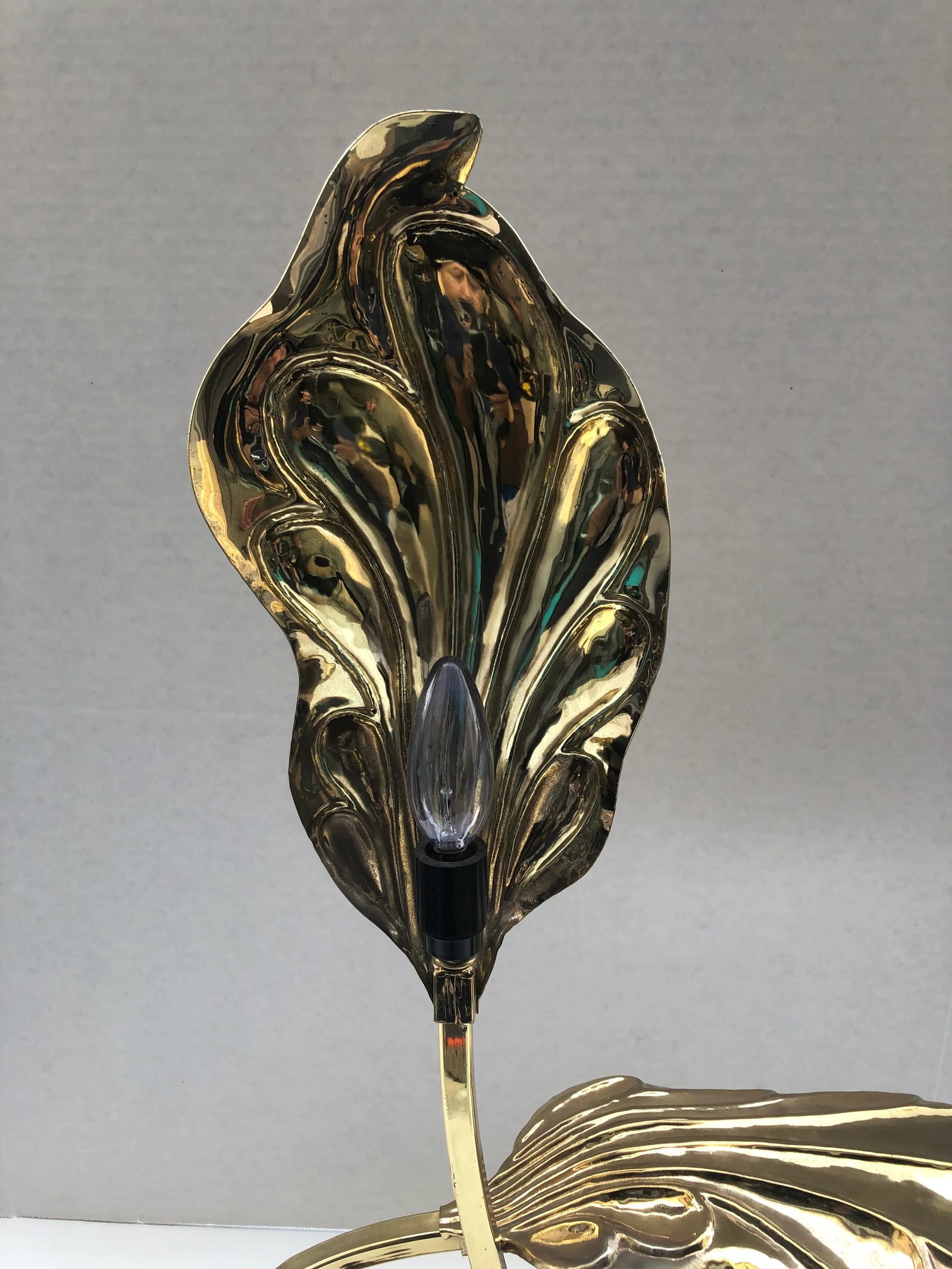 Brass Leaf Desk Lamp - 4