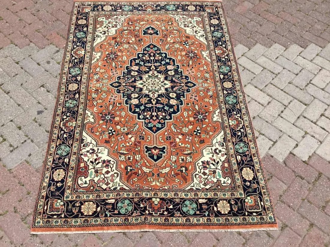 1960s Turkish Area Rug - 51" X 78" - 11