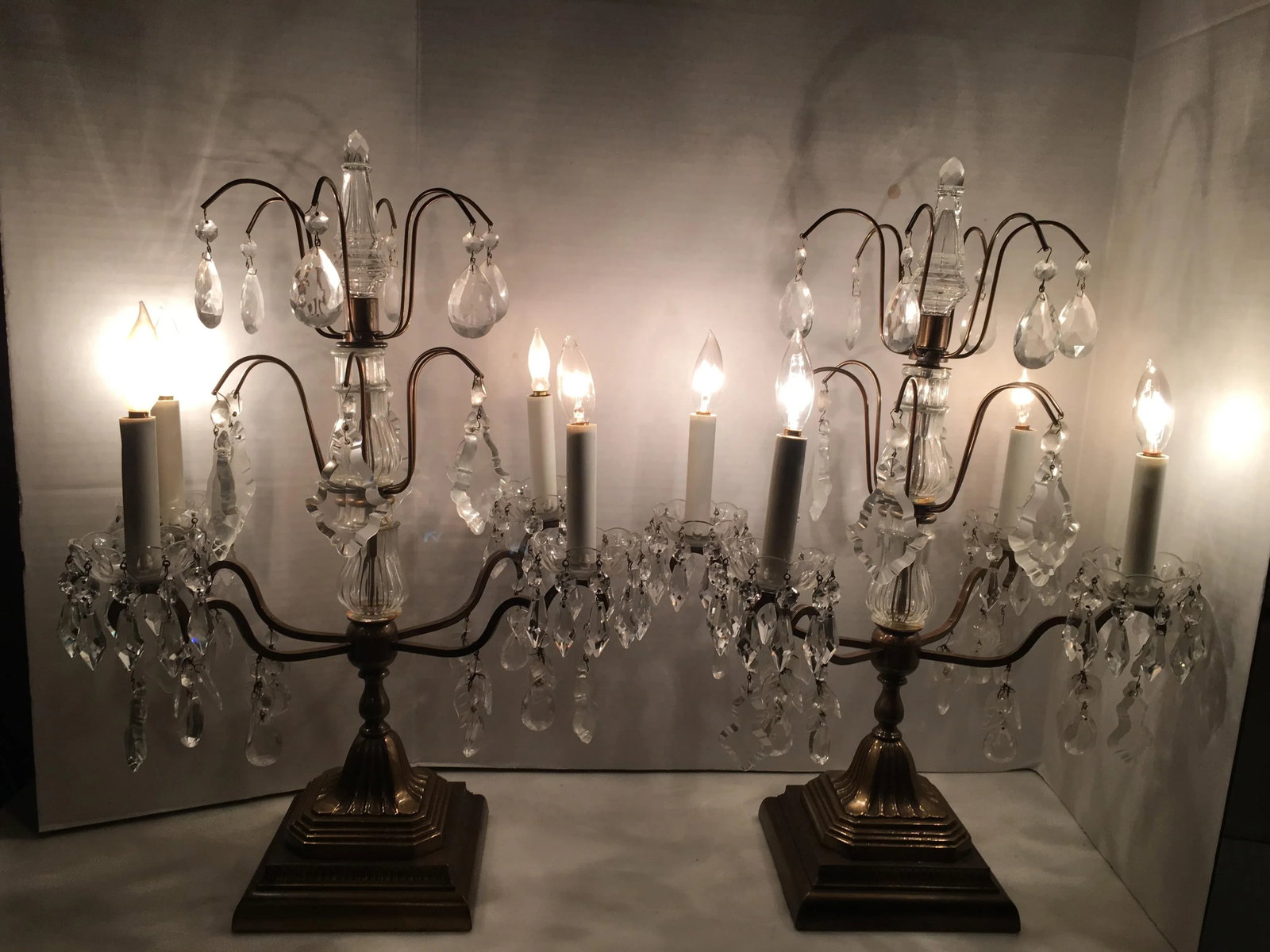1940s Neoclassical 1940's French Style Girandoles - a Pair - 12