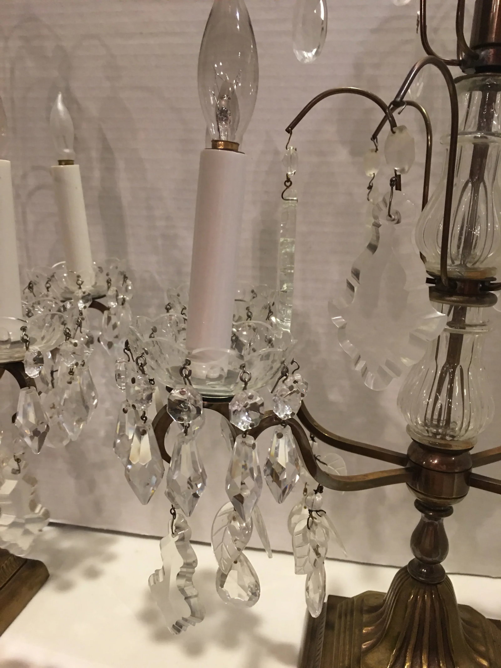 1940s Neoclassical 1940's French Style Girandoles - a Pair - 6