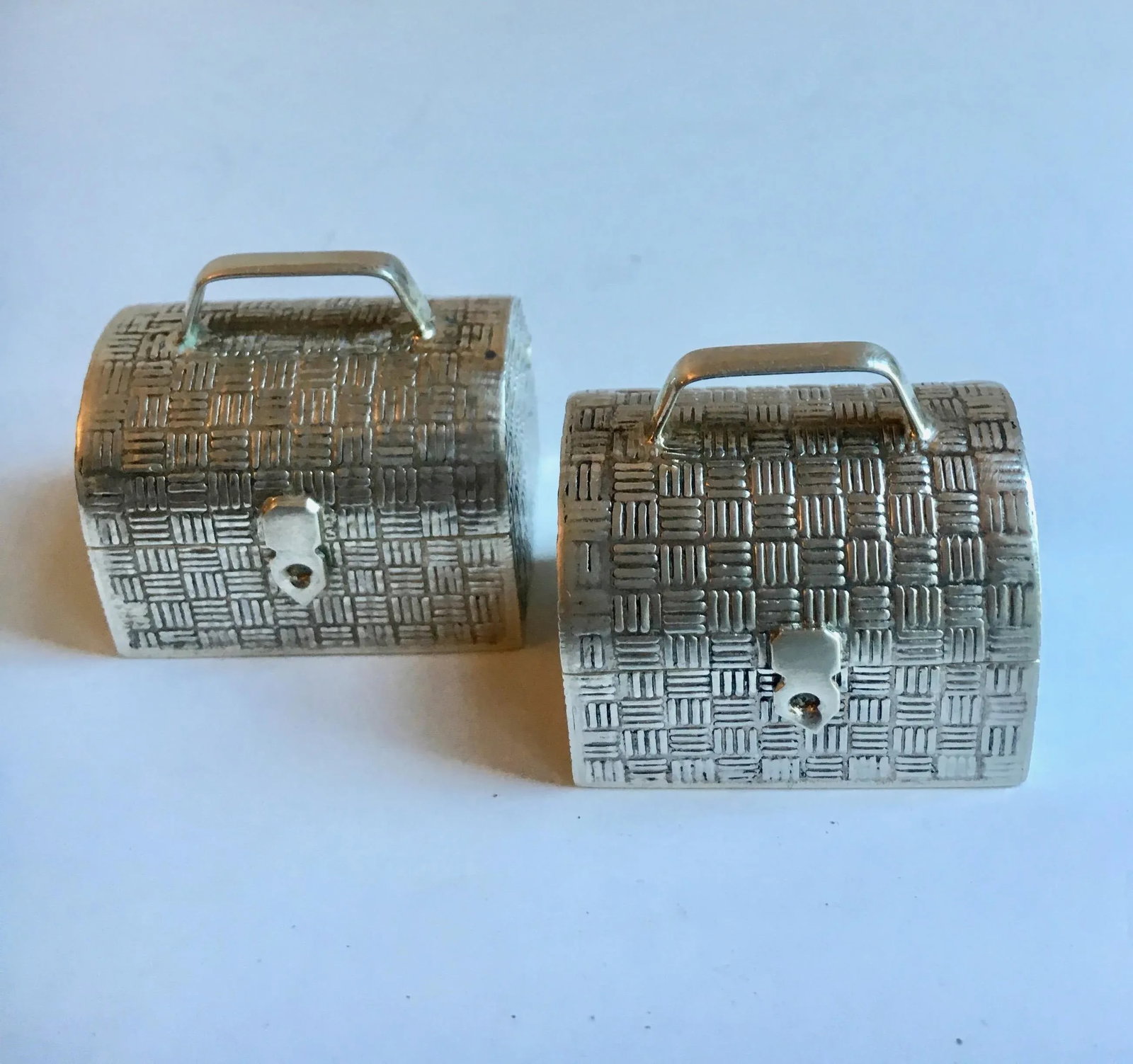 One Sterling Silver Snuff Pill Boxes - 2
