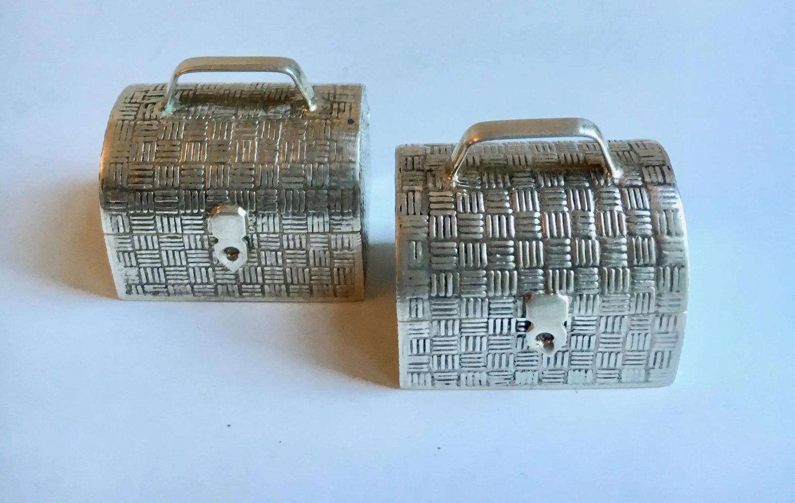 One Sterling Silver Snuff Pill Boxes - 3
