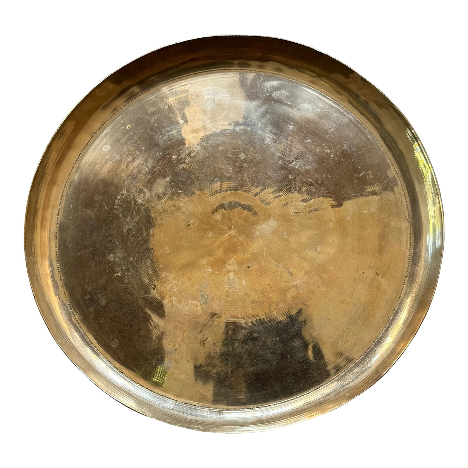 Vintage Late 20th Century Brass Tray (1 of 9)