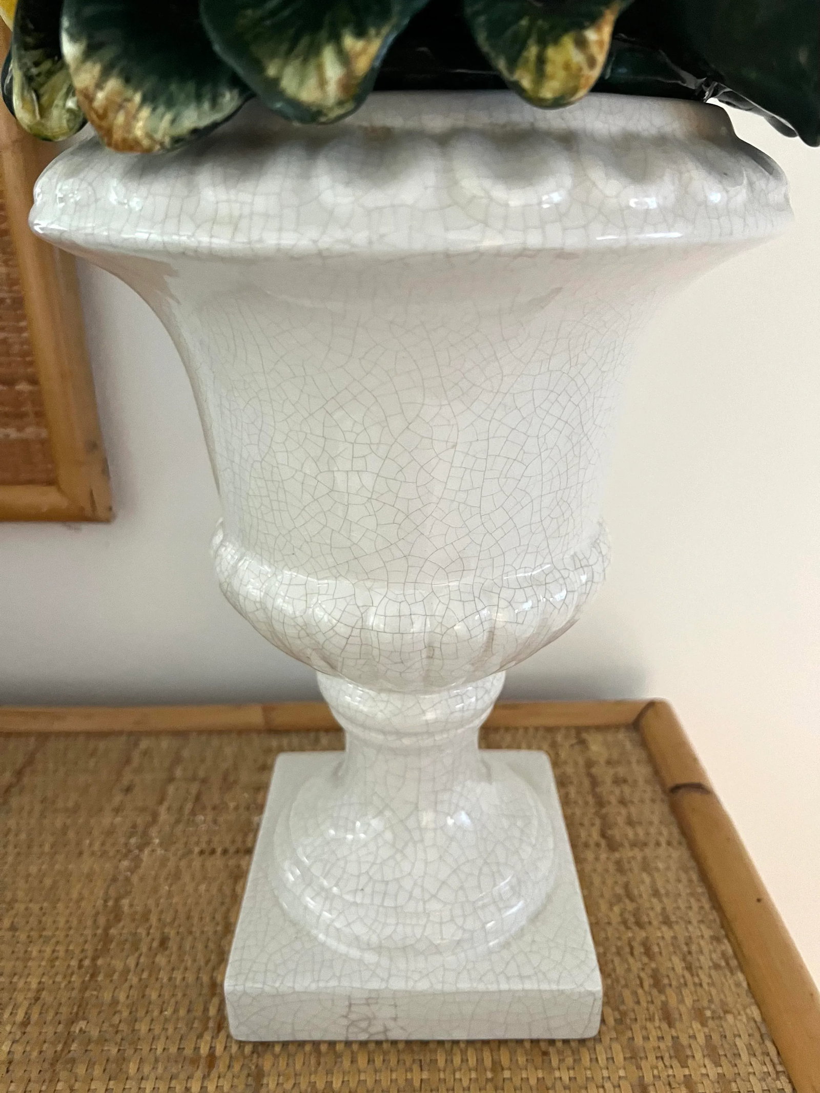 Ceramic Sculptural Artichoke and Lemon Topiary Fruit Basket - 4