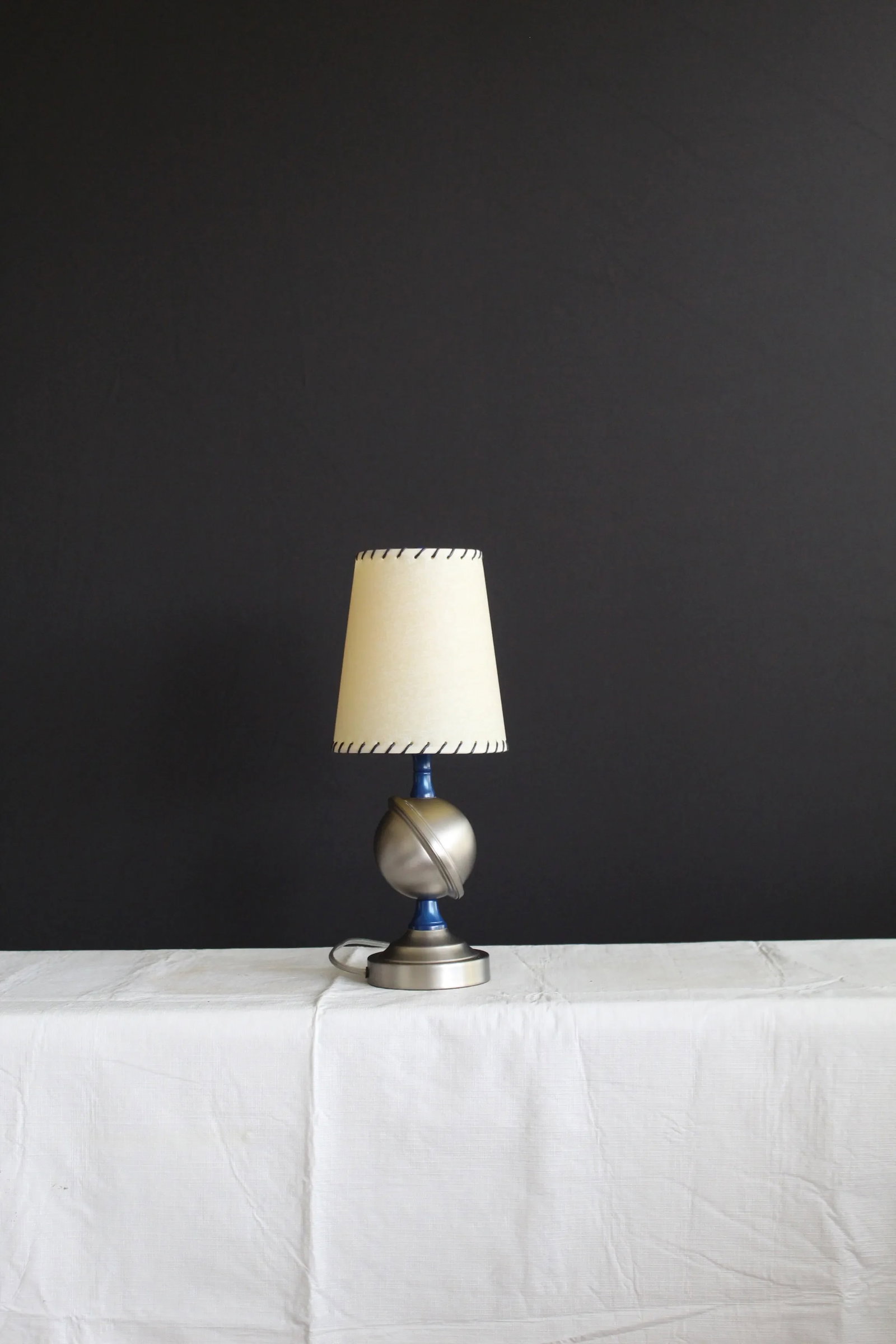 1940s Art Deco Orbital Table Lamp With Shade - 3