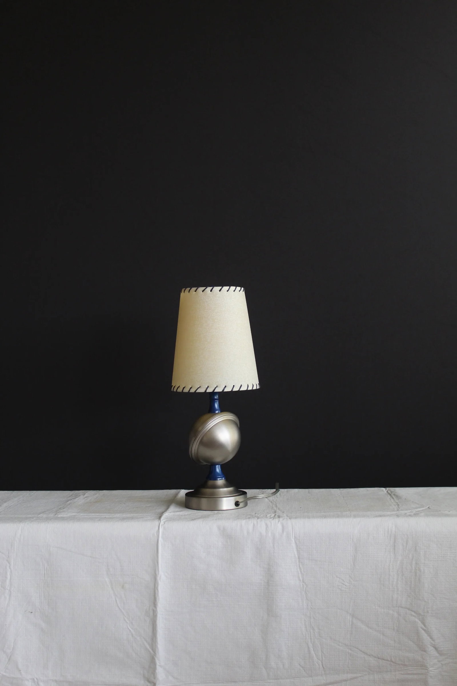 1940s Art Deco Orbital Table Lamp With Shade - 4