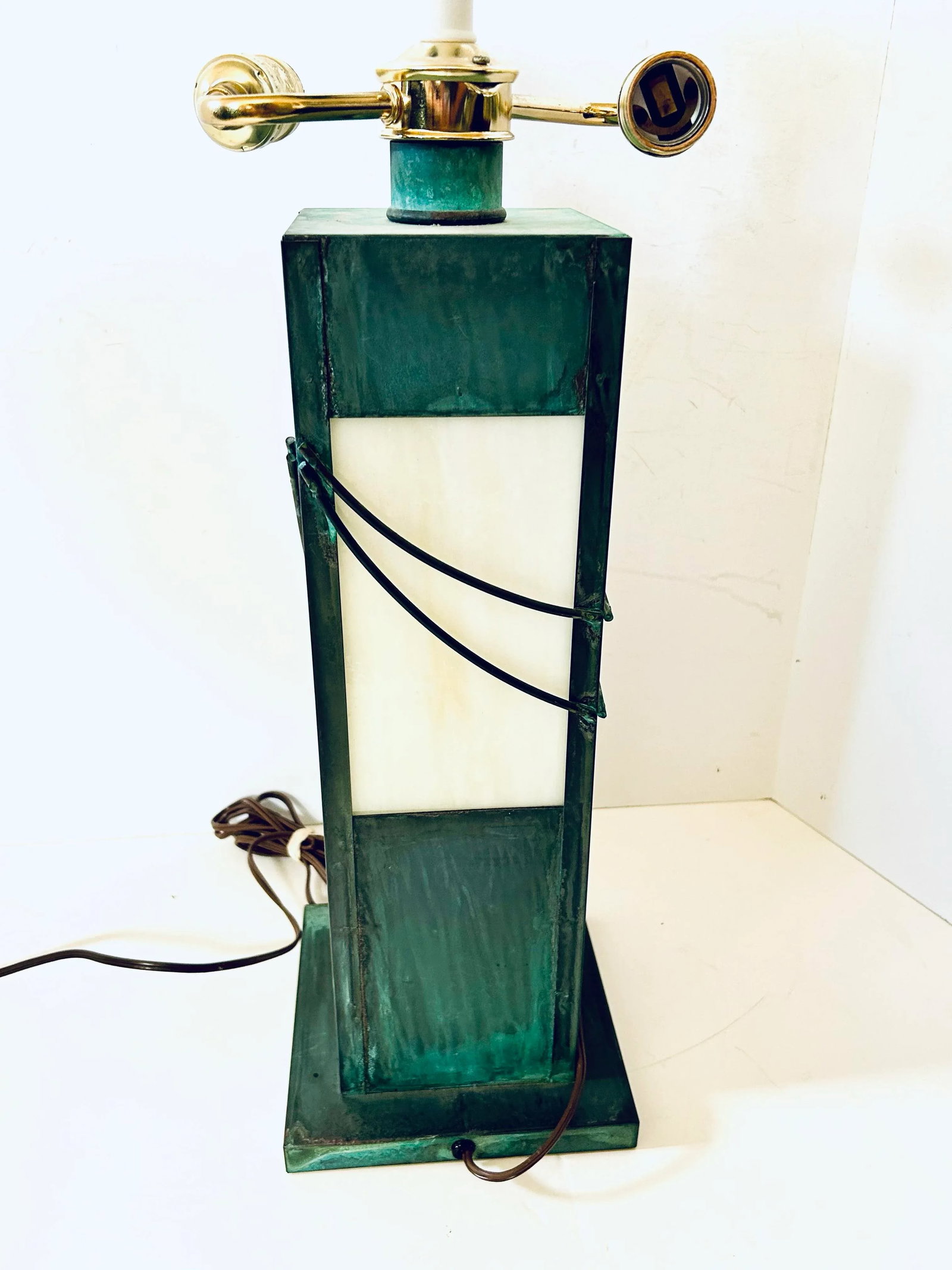 Arts and Crafts Copper Lamp - 10