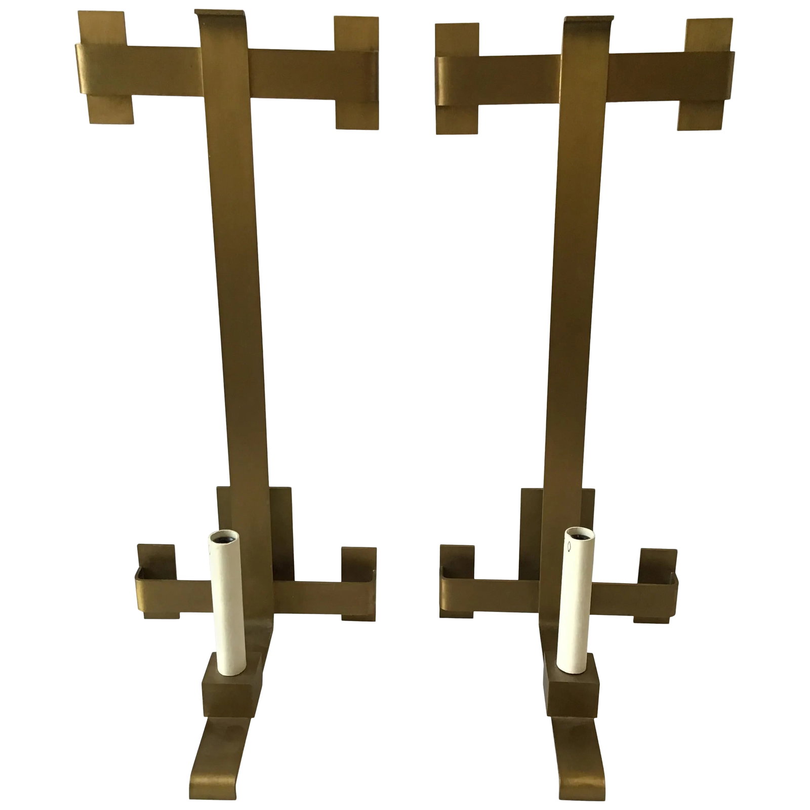 Brass Palmer Hargrave Sconces - a Pair (1 of 11)