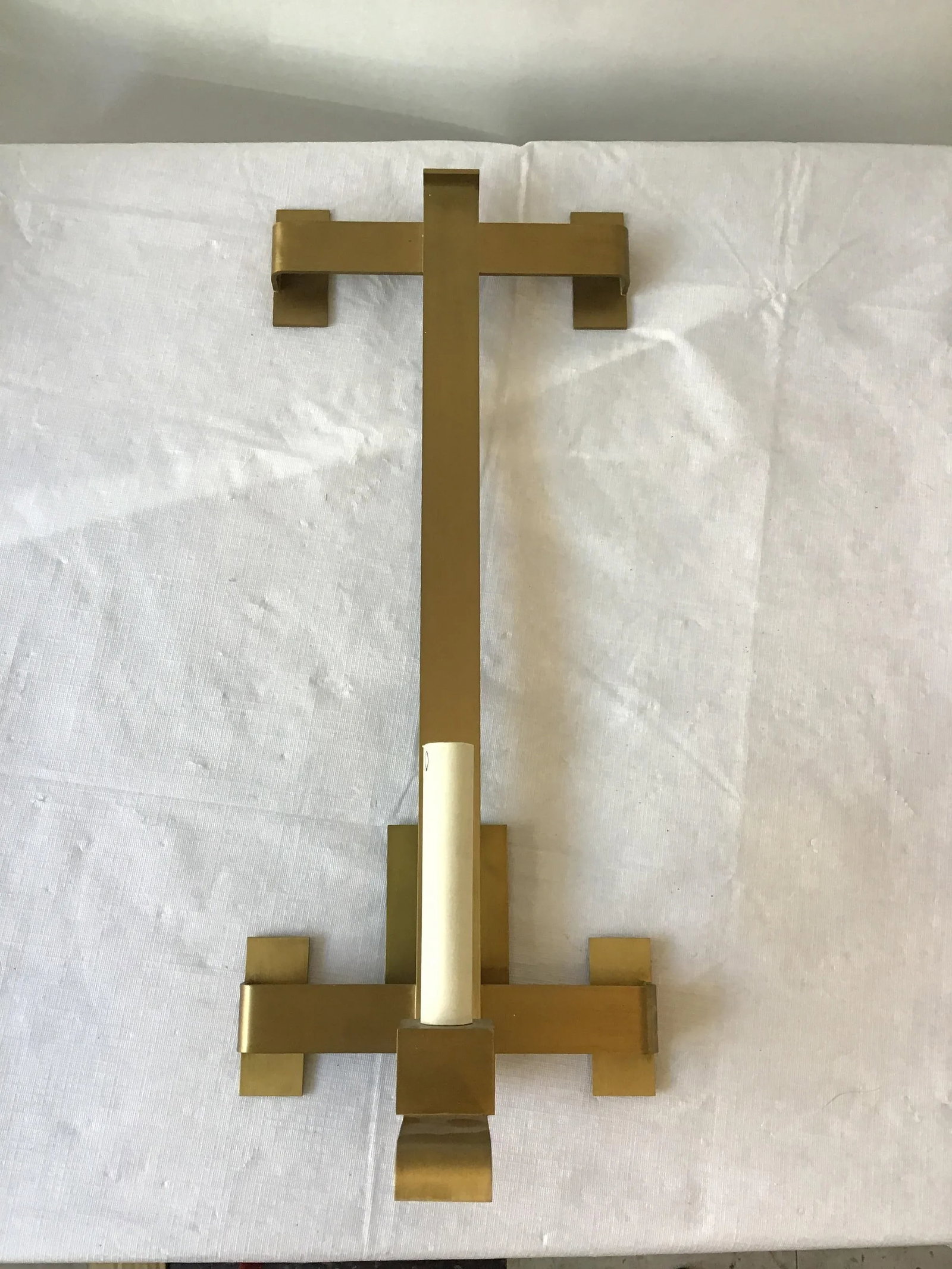 Brass Palmer Hargrave Sconces - a Pair - 4