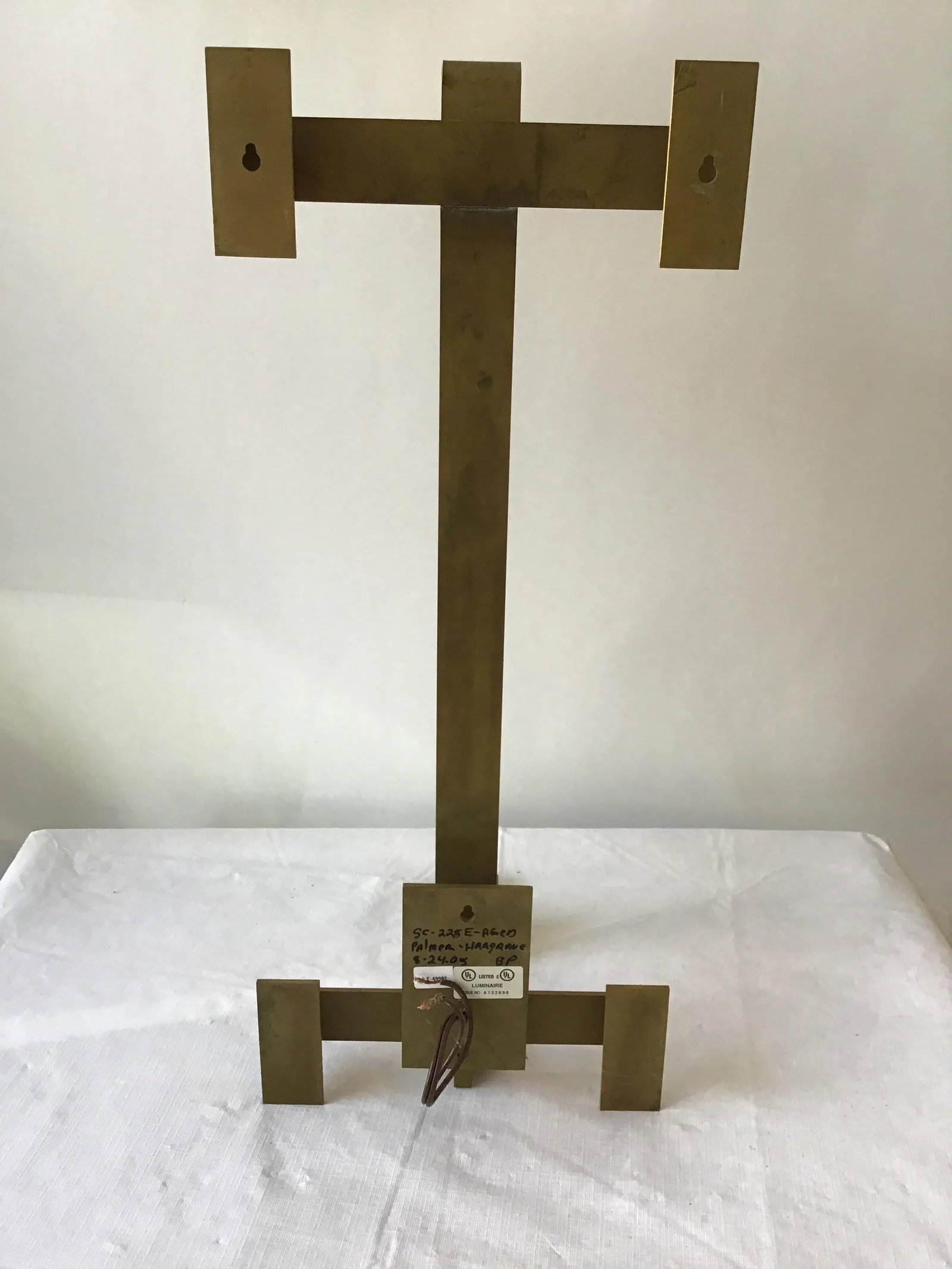 Brass Palmer Hargrave Sconces - a Pair - 8