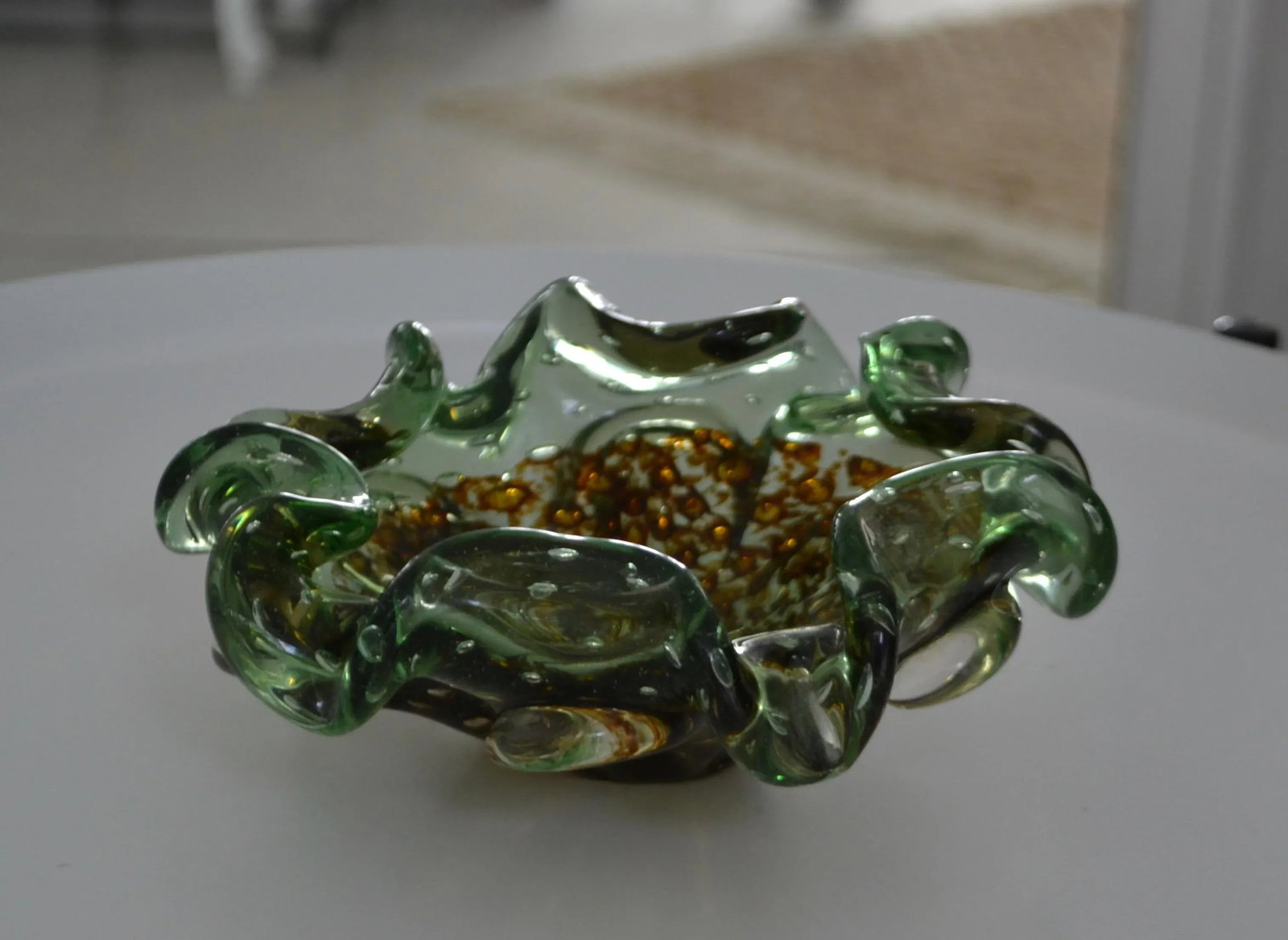1950s Vintage Murano Glass Bowl - 5