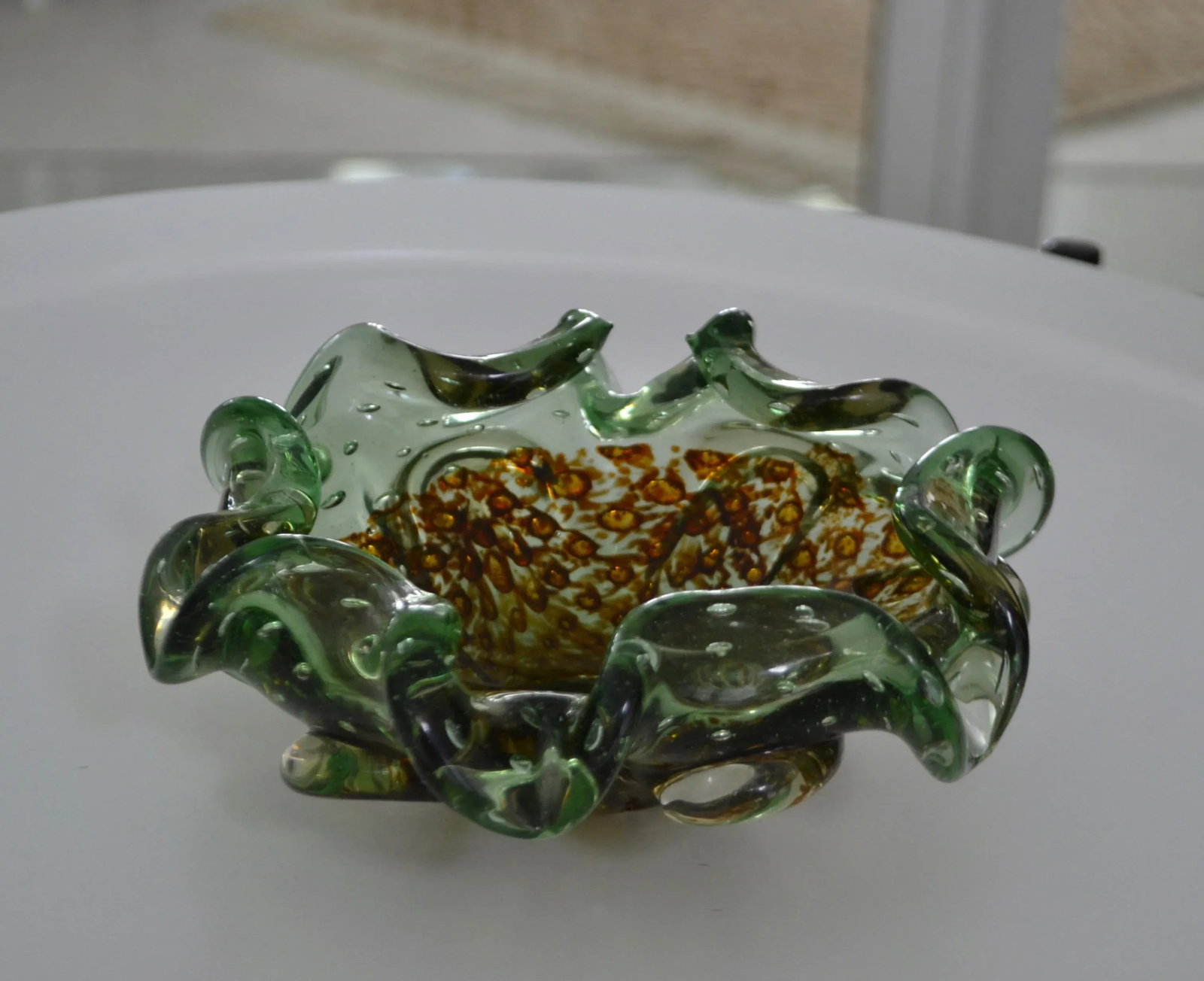 1950s Vintage Murano Glass Bowl - 6