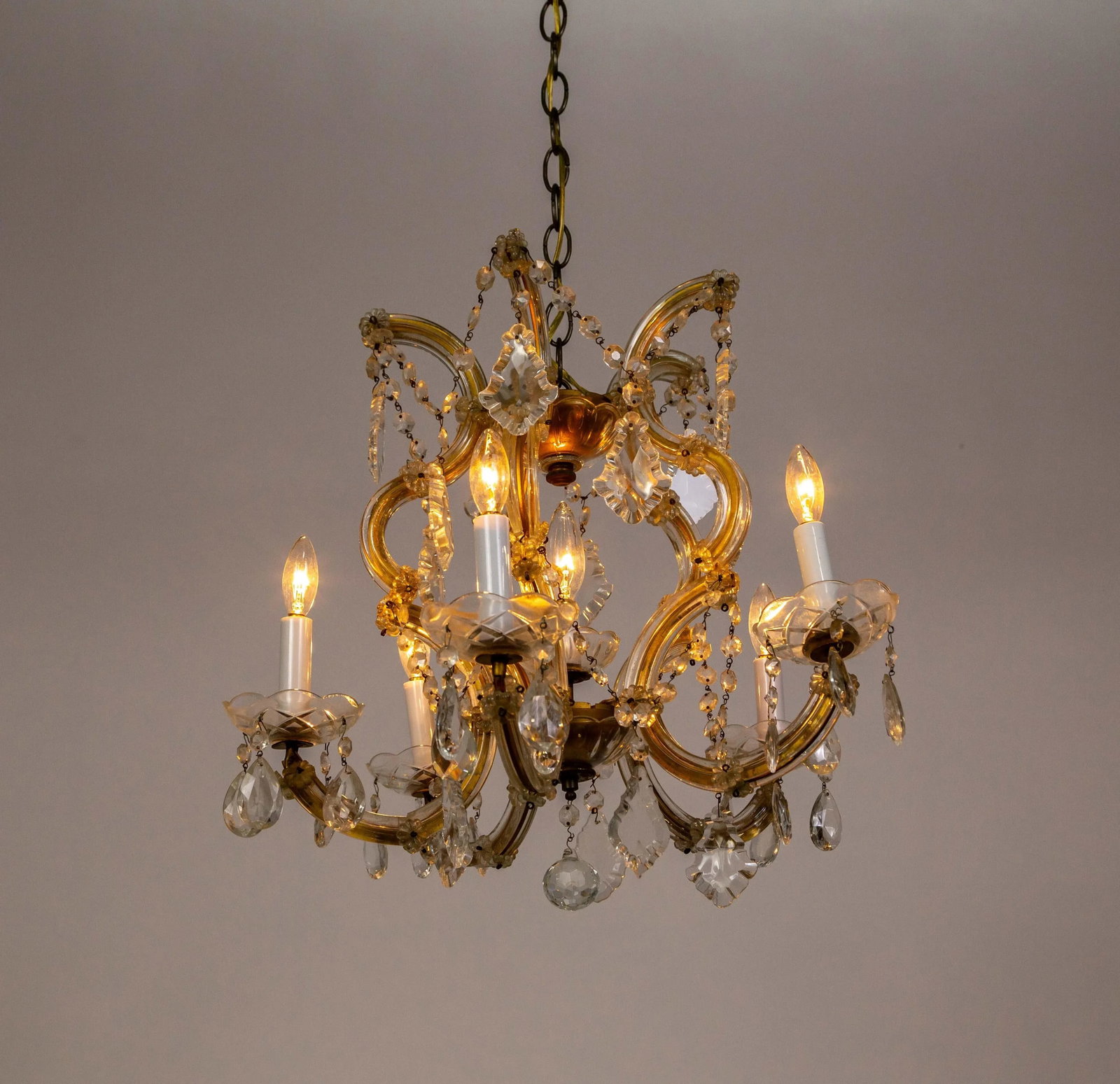 1950s Maria Theresa 6-Light Chandelier - 2