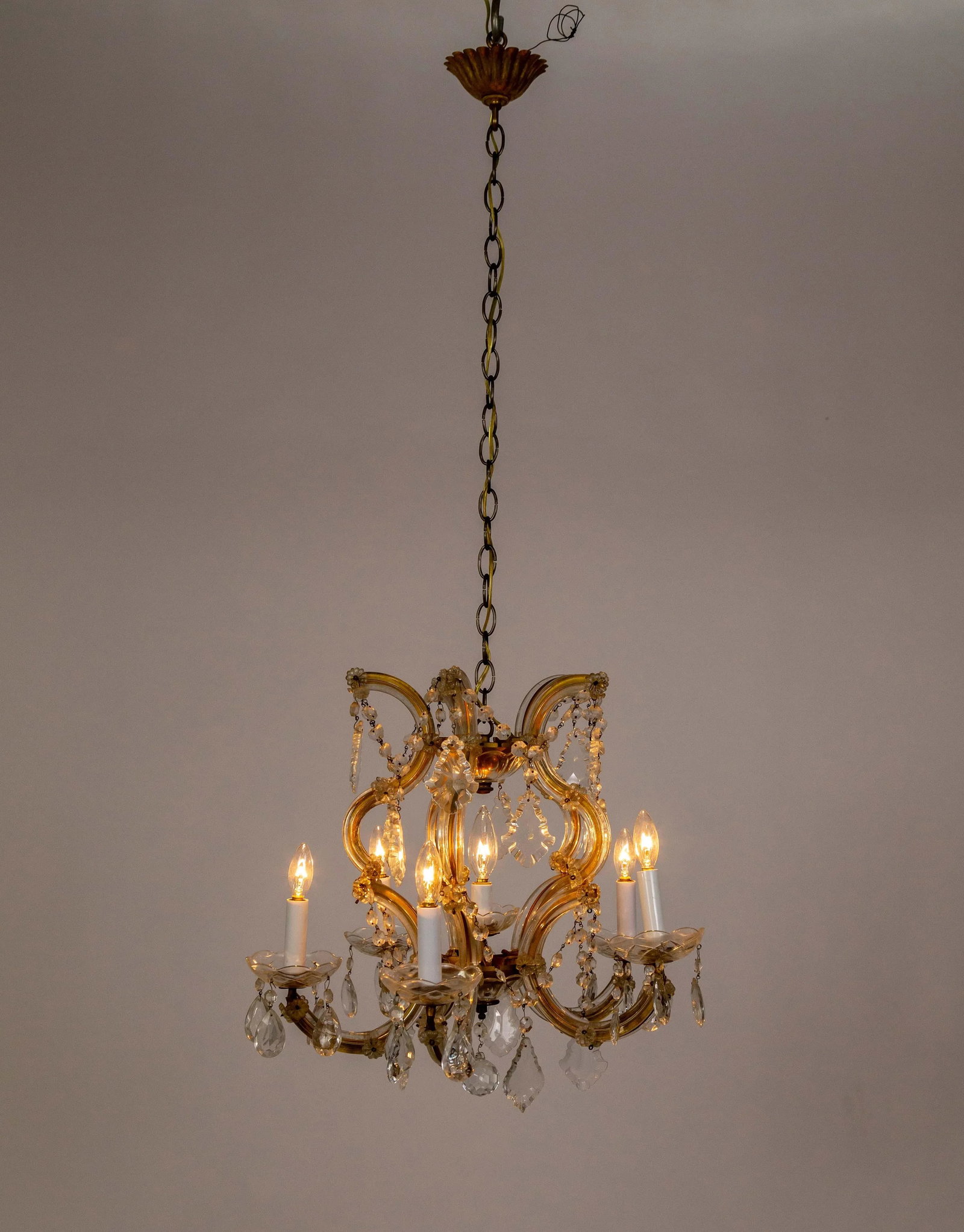 1950s Maria Theresa 6-Light Chandelier - 3