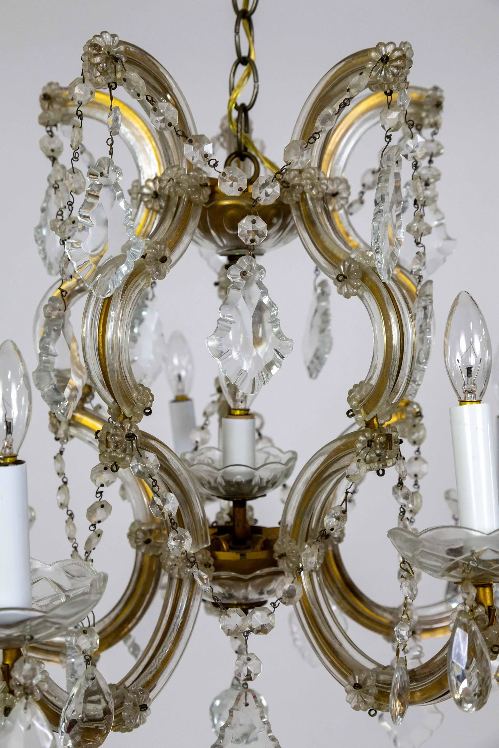 1950s Maria Theresa 6-Light Chandelier - 7