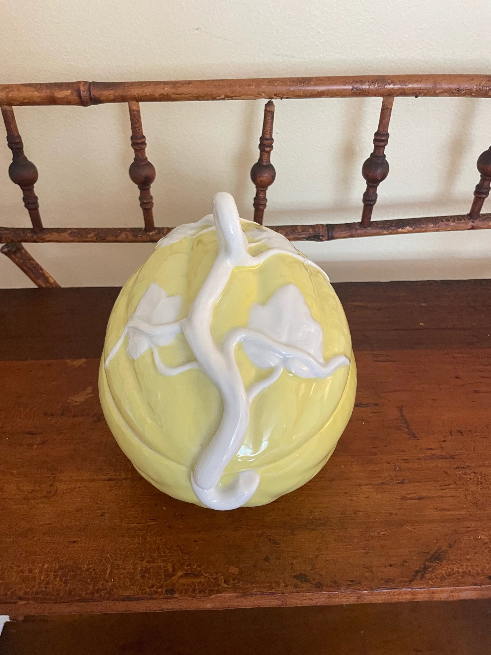Vintage Mottahedeh Majolica Melon Squash Tureen - 3