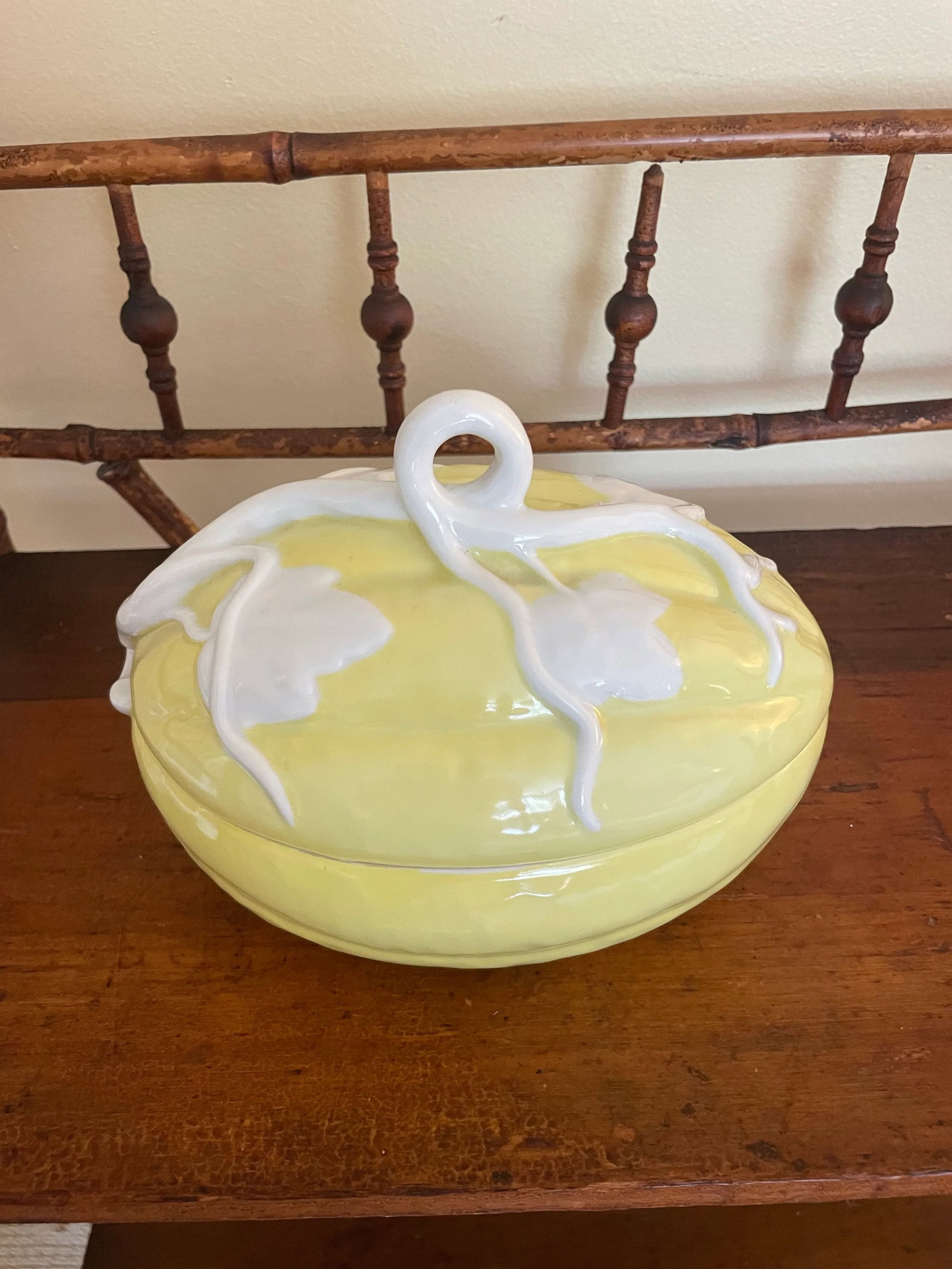 Vintage Mottahedeh Majolica Melon Squash Tureen - 8