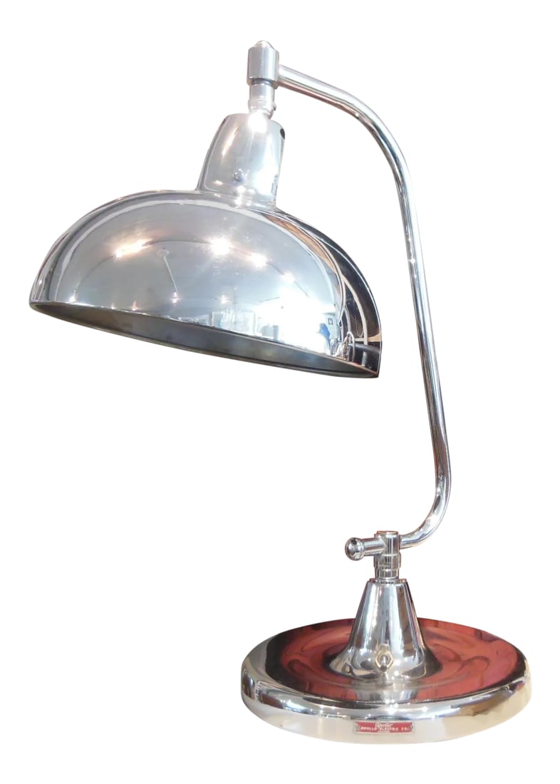 1930's Original Nickel Plated Jeweler's Lamp: This is a Jeweler's Task Lamp, used for bench work Condition: Alterations: Original Condition Unaltered Imperfections: Some Imperfections Condition Notes: Very good vintage condition with evidence