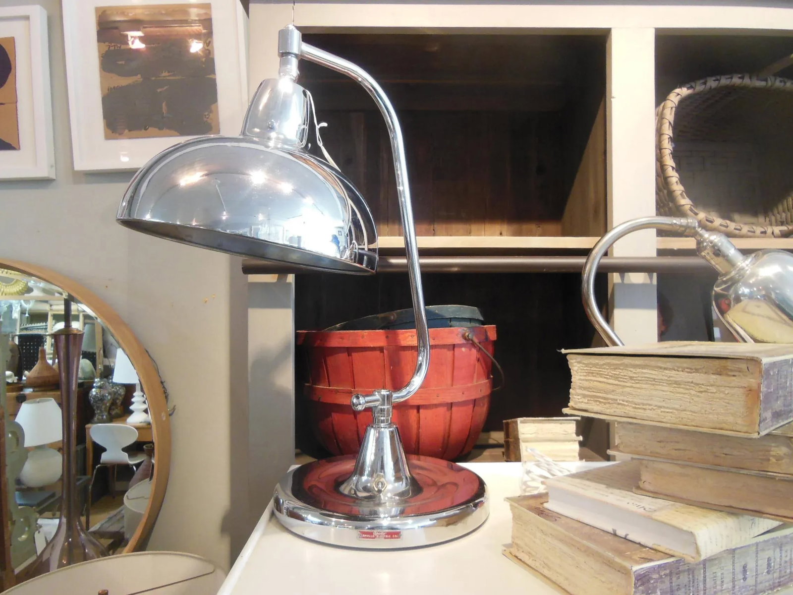 1930's Original Nickel Plated Jeweler's Lamp - 3