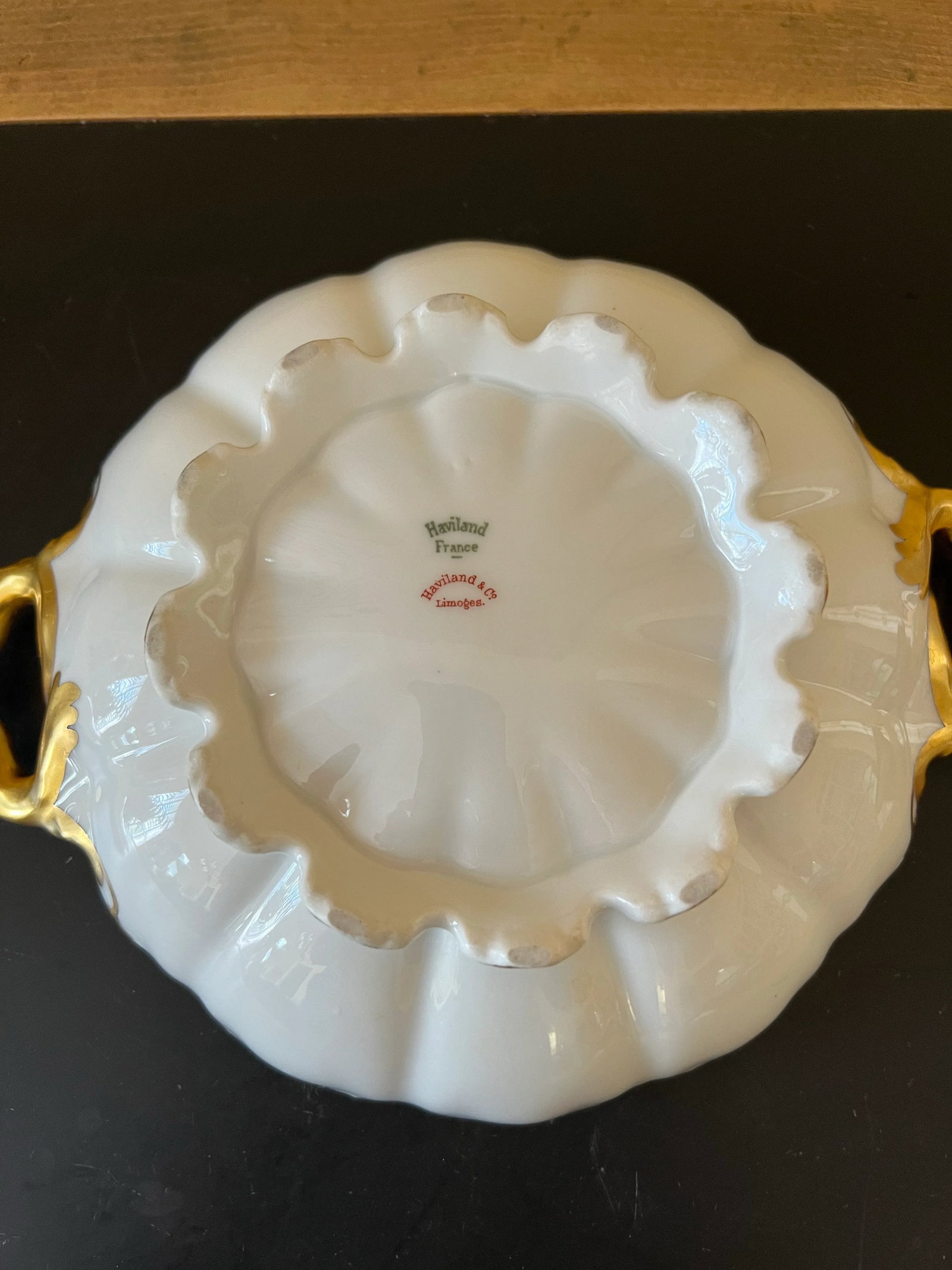 1920s Haviland Limoges Round Covered Vegetable - 5