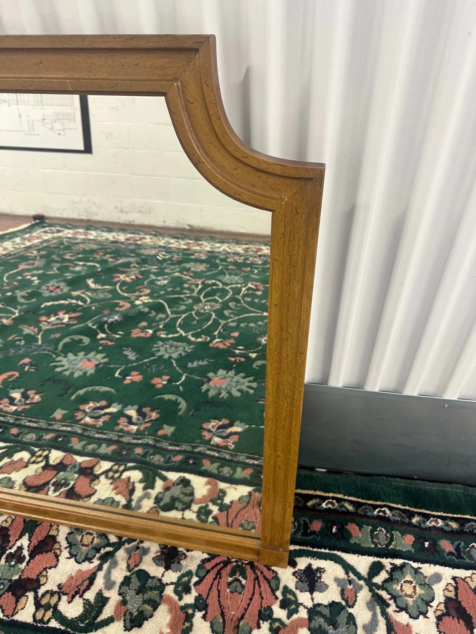 1960s Heywood Wakefield Style Mid-Century Modern Wall Mirror - 3
