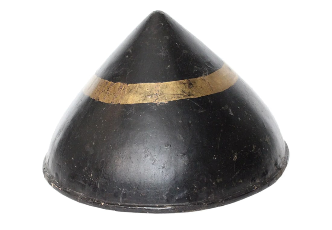 Antique Foot Soldier Hat: An Antique Foot Soldier Hat, most likely been used on the battlefield. Condition: Alterations: Original Condition Unaltered Imperfections: Some Imperfections Condition Notes: Good - Moderate wear and