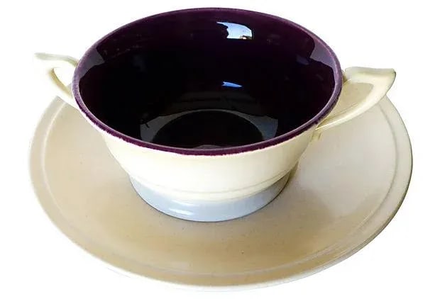 Midcentury Franciscan "Montecito" Bouillabaisse Bowls - Set of 6 - 2