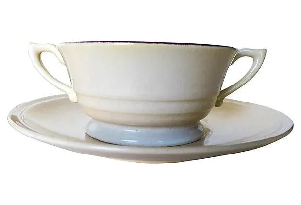 Midcentury Franciscan "Montecito" Bouillabaisse Bowls - Set of 6 - 3