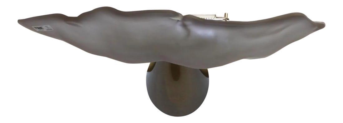 Carlo Nason "Lithos" Alexandrite Murano Hand Cast Glass Wall Lamp, Mid-Century Modern: Murano Wall Light, Hand Cast Alexandrite Glass Diffuser Satin Finish; Nickel-plated gun-metal mounting. The "Lithos" was designed by Carlo Nason and manufactured by ITRE. Documented. Dimensions: width