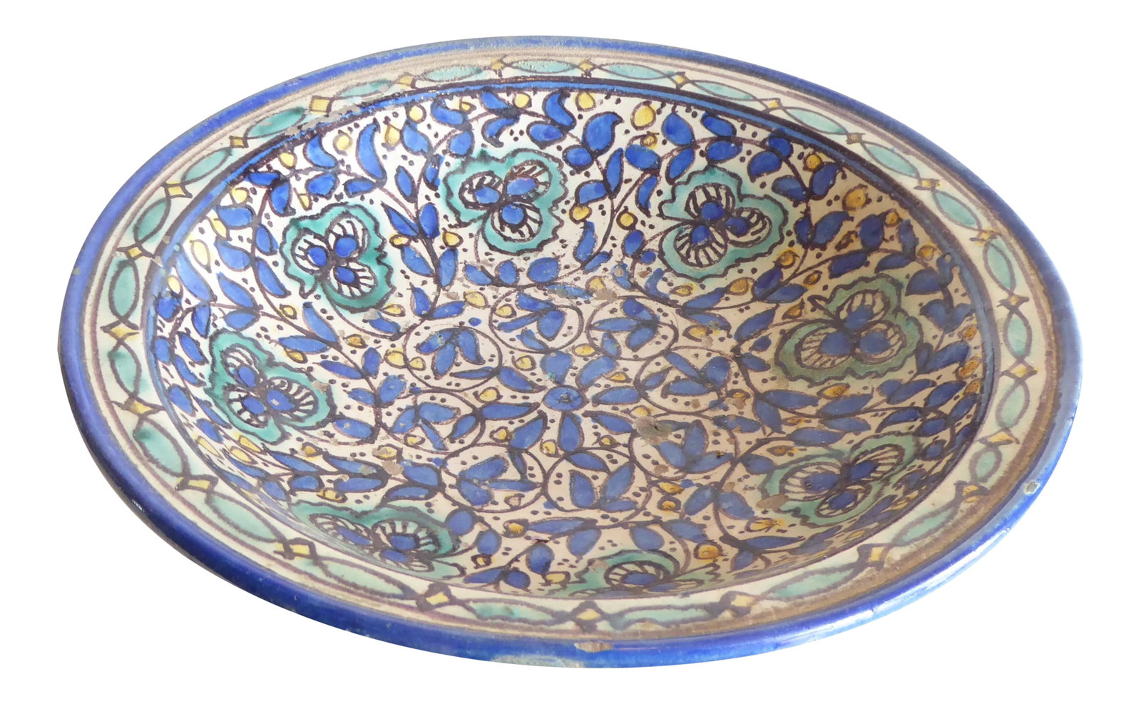 Early 20th Century Antique North African Ceramic Bowl (1 of 5)