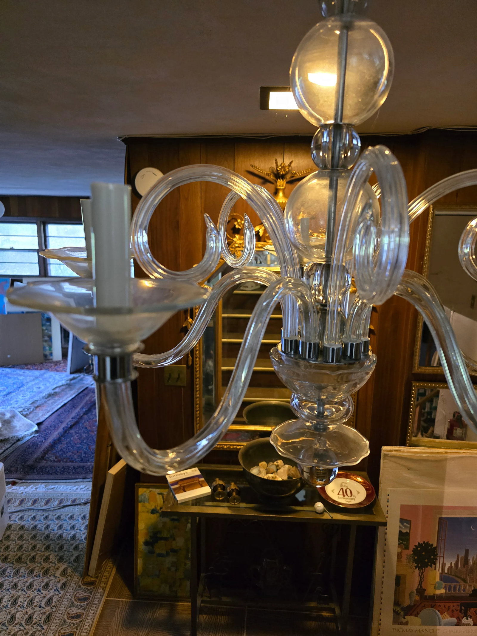Mid-Century Vintage Venetian Murano Style Chandelier - 5