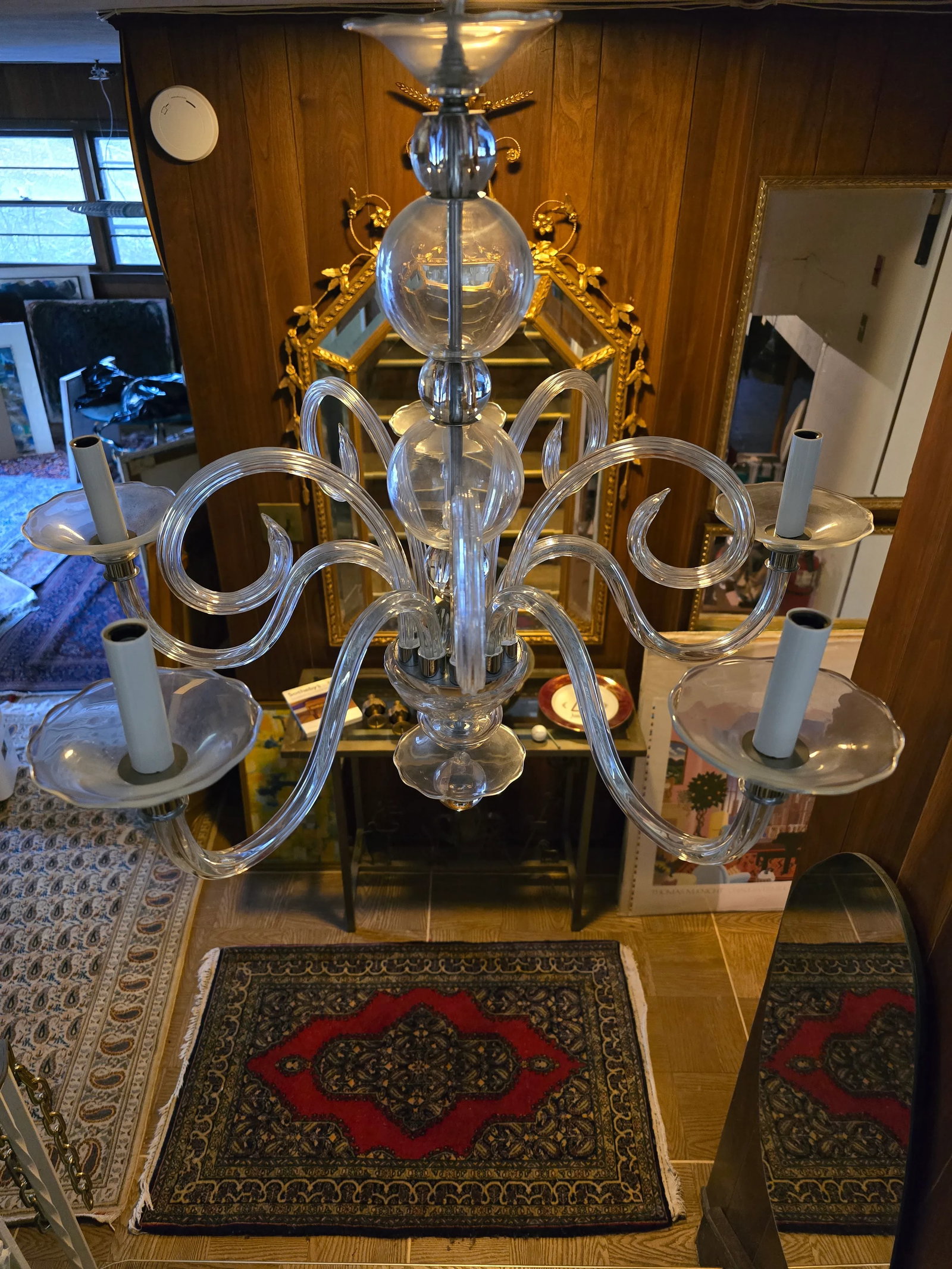 Mid-Century Vintage Venetian Murano Style Chandelier - 7
